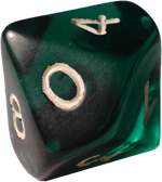 Ten-sided die